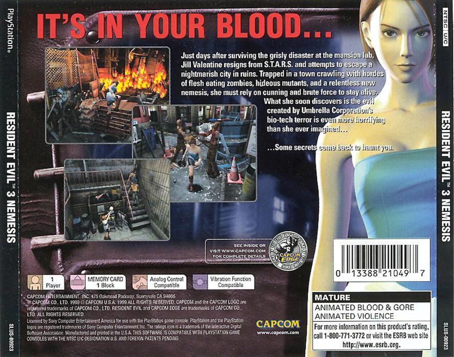 Disipación Musgo Cap resident evil 3 nemesis [english] : Free Download, Borrow, and Streaming :  Internet Archive
